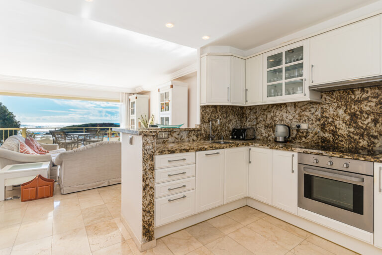 Front line apartment with direct beach access for sale in Portals Nous