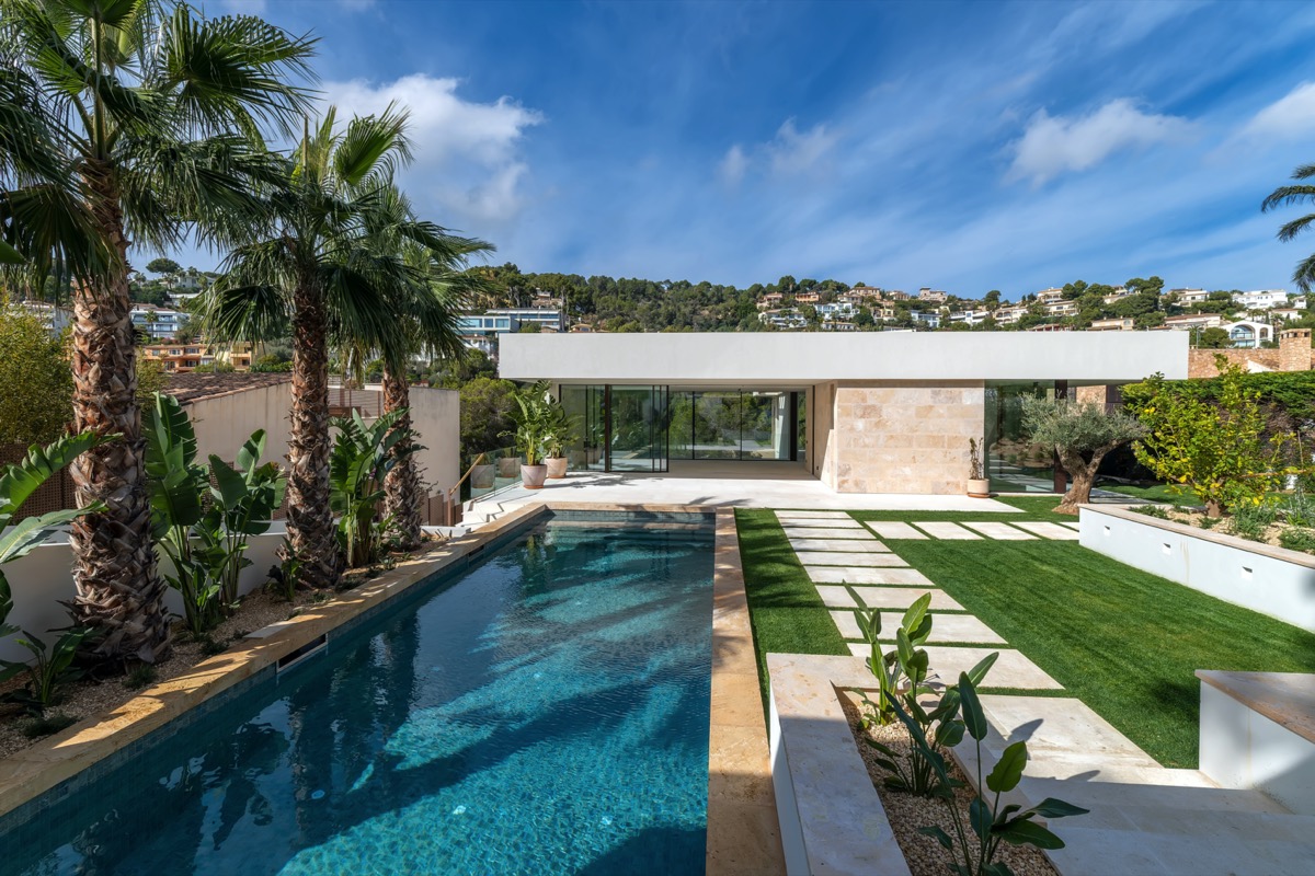 New designer villa with pool near Portals Nous
