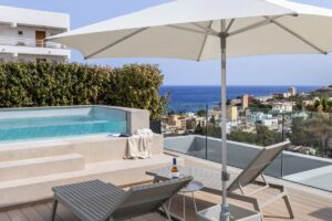 Sea view penthouse with private pool for sale in Mallorca