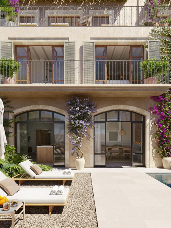 Elegant townhouse project with approved license in santa maria del camí