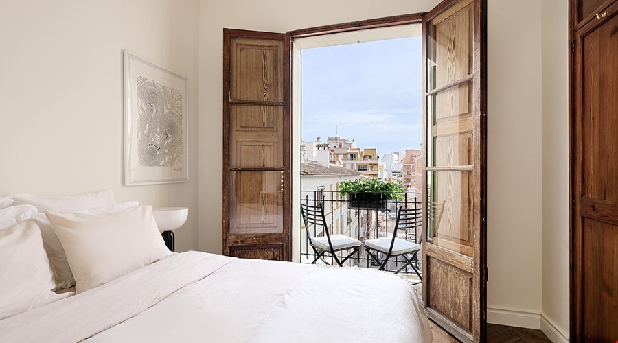 Elegant two-bedroom apartment with historic charm for sale in palma
