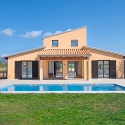 Architecturally-refined country house with vineyard views in santa maría del camí