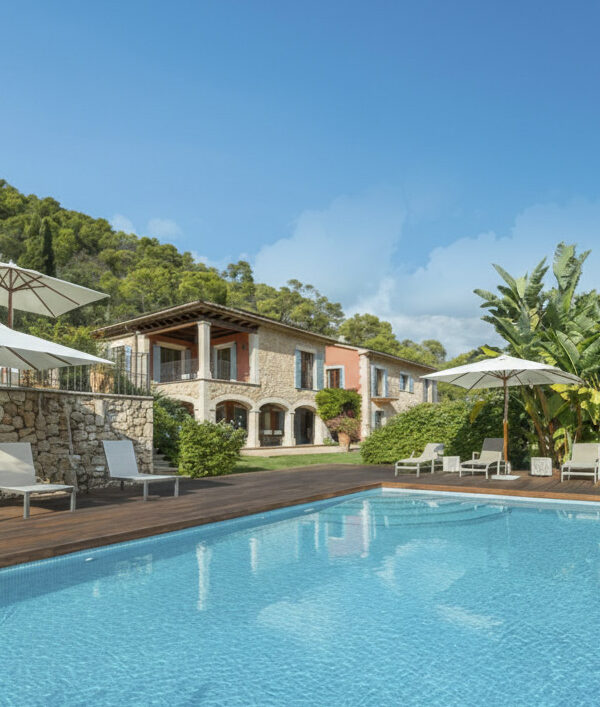 Expansive country house for sale with saltwater pool and holiday license in santa maría del camí