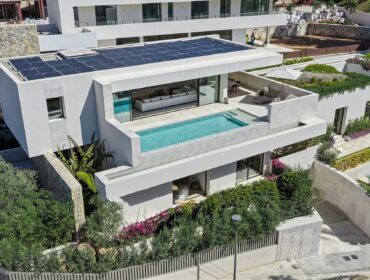 Architectural masterpiece with mediterranean vistas for sale in portals nous