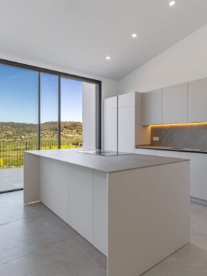 Contemporary sea & mountain view villa with rooftop pool for sale in sa cabaneta