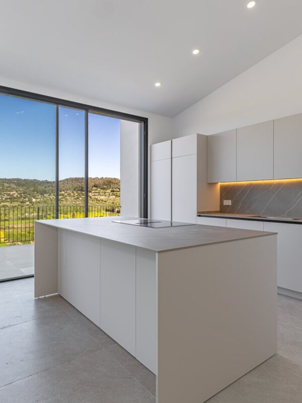 Contemporary sea & mountain view villa with rooftop pool for sale in sa cabaneta