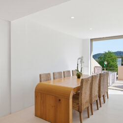 Contemporary townhouse for sale with garden and rooftop terrace in andratx