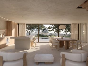 Contemporary five-bedroom villa with panoramic bay views in son gual