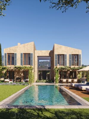 Elegant country house for sale in bunyola with guest house, tower and pool