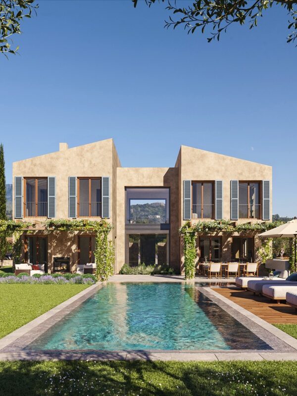 Elegant country house for sale in bunyola with guest house, tower and pool