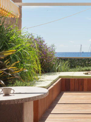 Sophisticated renovated apartment with harbour vistas in puerto portals