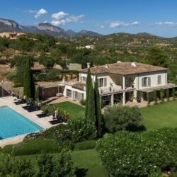 Grand architectural country house with sea views in santa maría del camí