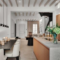 Exquisitely restored historic residence with private pool and rooftop sanctuary in palma