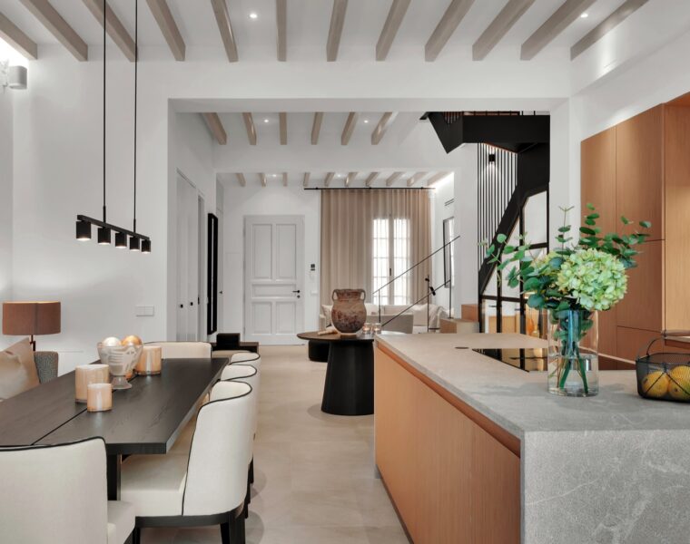 Exquisitely restored historic residence with private pool and rooftop sanctuary in palma