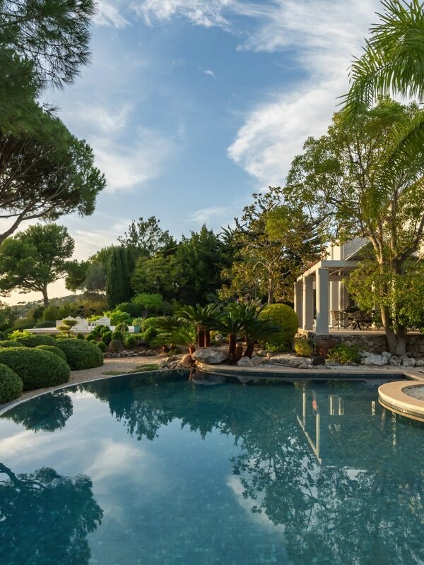 Mediterranean hilltop sanctuary with sweeping sea views and botanical gardens in calvià