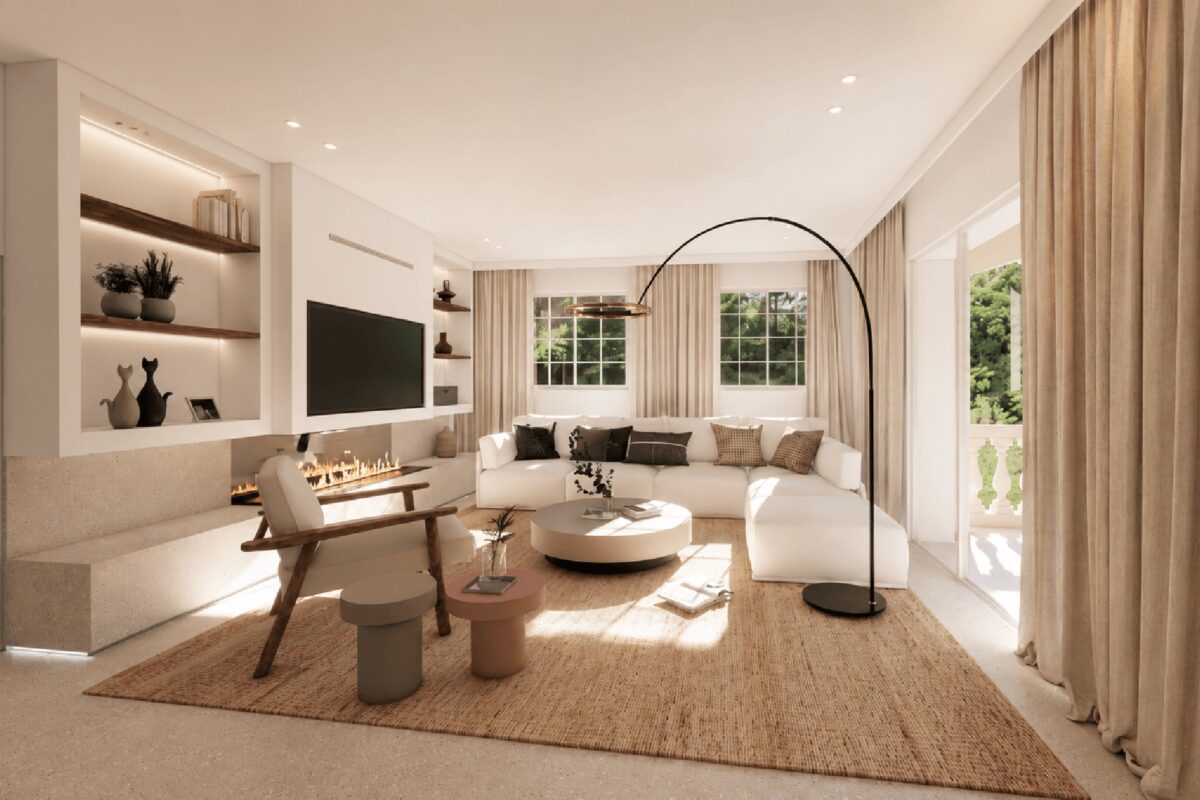 Sophisticated modern apartment with private roof terrace for sale in Santa Ponsa