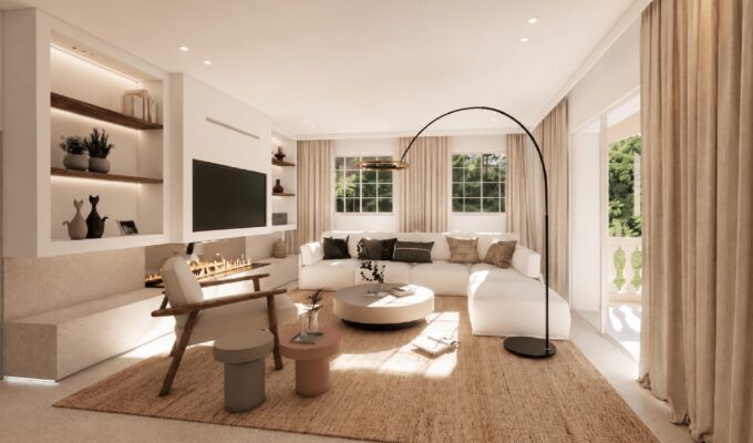 Sophisticated modern apartment with private roof terrace for sale in santa ponsa