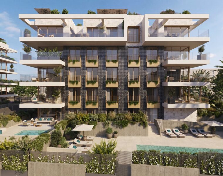 Architecturally designed contemporary penthouse for sale in palma