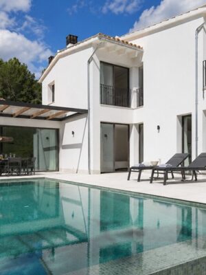 Contemporary designer villa with mountain vistas for sale in esporles