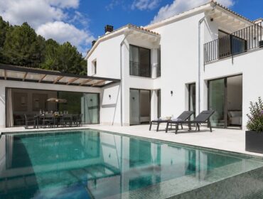 Contemporary designer villa with mountain vistas for sale in esporles