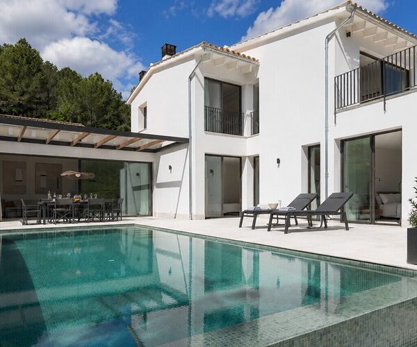 Contemporary designer villa with mountain vistas for sale in esporles