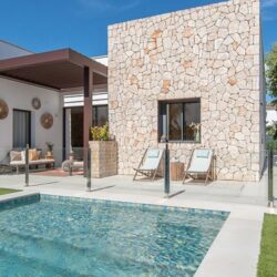 Sustainable four-bedroom single-level designer villa with saltwater pool in marratxí