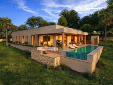Grand architectural villa with expansive grounds in palma