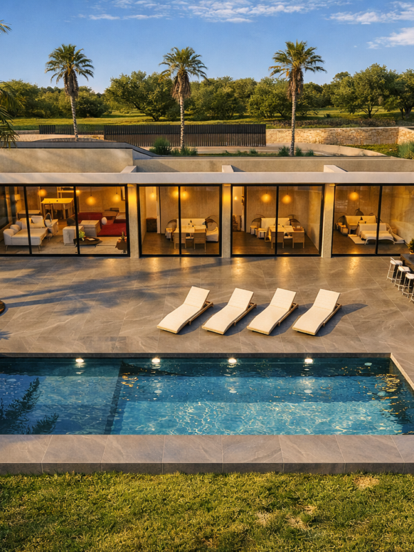 Modernist villa project with building license in son gual near palma