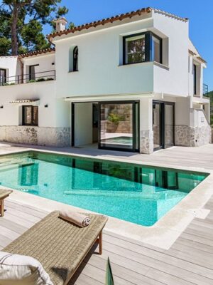 Contemporary sea-view villa with pool and sauna in portals nous