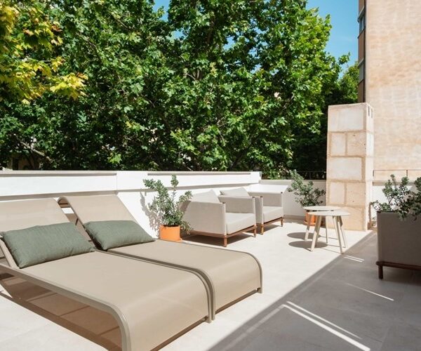 Restored duplex penthouse with private roof terrace for sale in palma