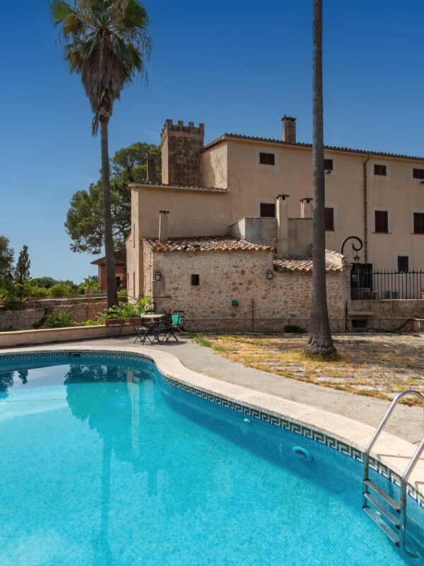 Grand historic country house with private tennis court and vast grounds for sale in esporles