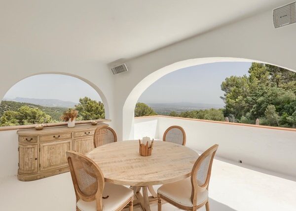 Secluded mountain estate with panoramic sea views four-bedroom finca for sale in esporles