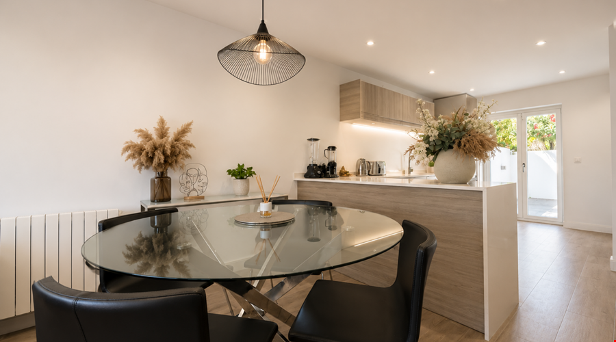 Elegant south-facing renovated townhouse near the marina in Portals Nous