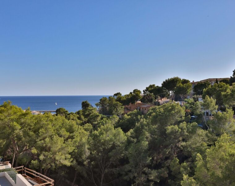 Spacious five-bedroom mediterranean villa with guest cottage and sea views for sale in costa d'en blanes