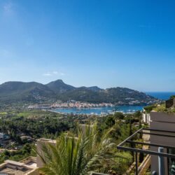 Contemporary mediterranean villa with sea views and rental licence in port d’andratx