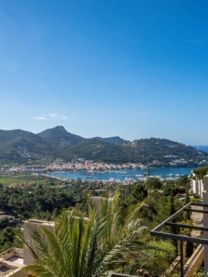Contemporary mediterranean villa with sea views and rental licence in port d’andratx