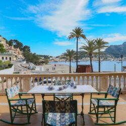 Historic seven-bedroom frontline villa with panoramic sea vistas in port de sóller