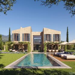 Exquisite four-bedroom new build villa with expansive grounds in santa maría del camí