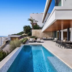 Contemporary architectural masterpiece with panoramic mediterranean vistas for sale in santa ponsa