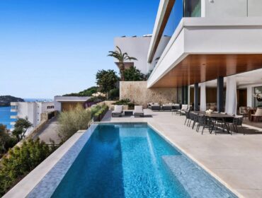 Contemporary architectural masterpiece with panoramic mediterranean vistas for sale in santa ponsa