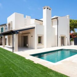 Stylish contemporary villa with private pool and golf course views in santa ponsa