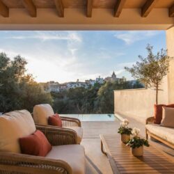 Newly built designer townhouse with tramuntana views for sale in campanet