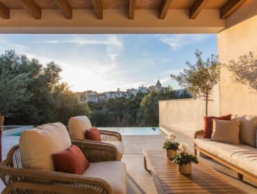 Newly built designer townhouse with tramuntana views for sale in campanet