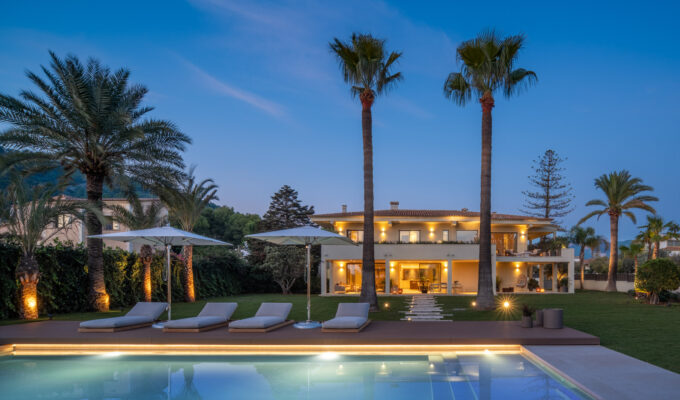Contemporary designer villa with private spa for sale in esporles