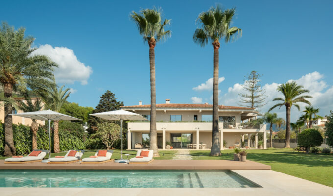 Contemporary designer villa with private spa for sale in esporles