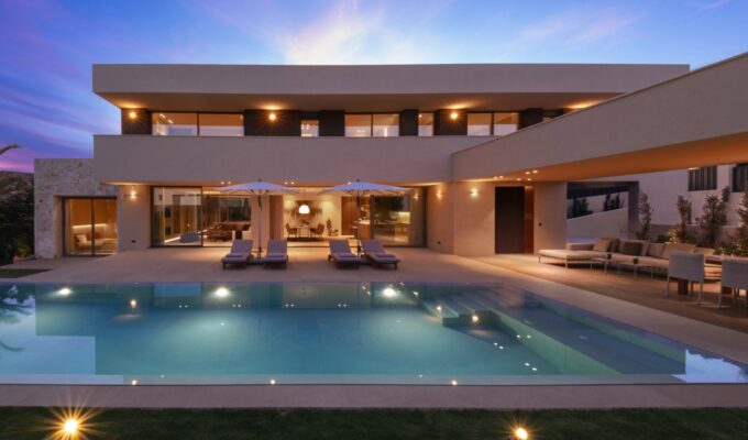 Contemporary architectural villa for sale near esporles