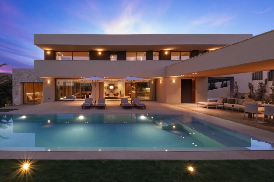 Contemporary architectural villa for sale near esporles