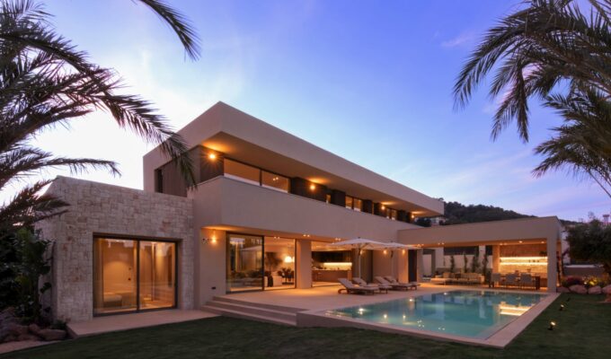 Contemporary architectural villa for sale near esporles