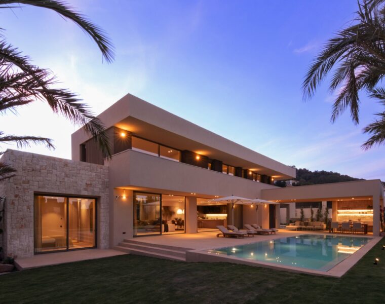 Contemporary architectural villa for sale near esporles