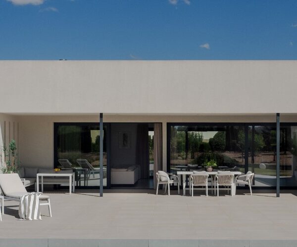 Contemporary single-storey villa for sale near santa maría del camí